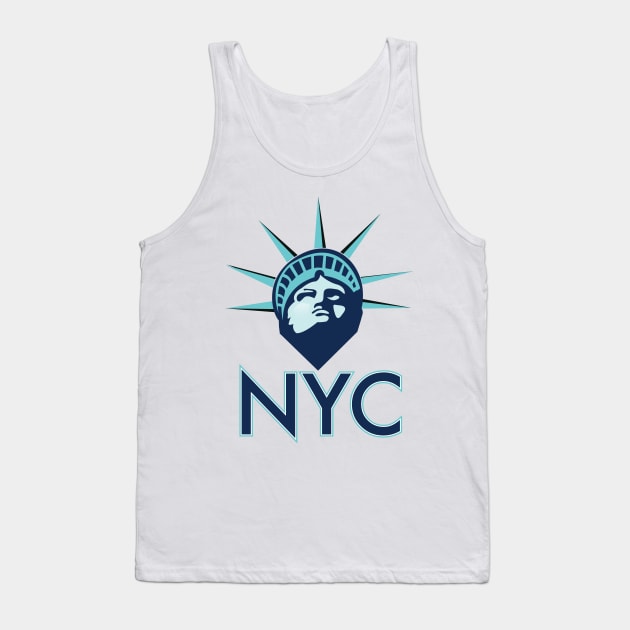 NYC Liberty Tank Top by nickemporium1